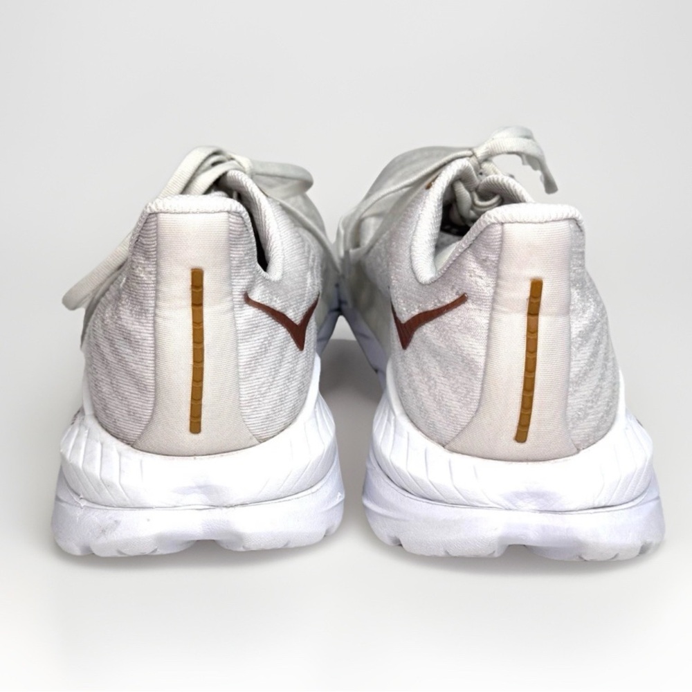 Hoka Mach 5 White Copper Athletic Running Shoe Women’s Size 9 - Picture 8 of 14